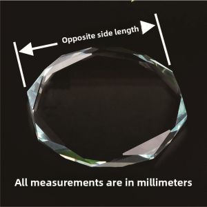 Creative round Lace Diamond Cut Craftsmanship Good Luck Mascot Jewelry Tray Multi-Purpose Crystal Glass Base Decorative Ornaments