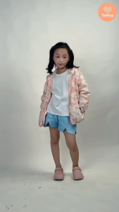 Áo Khoác Dù Bé Gái Tamiuy Chống Nắng Có Nón Chất Mềm Nhẹ Thoáng Mát