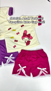 Setelan Anak RIO Set Anak Perempuan 0-4 Tahun BABYPINK 233