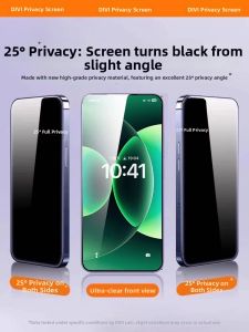 Divi | Anti-Peep Full Glue Protection Film with Fingerprint Recognition Tempered Glass