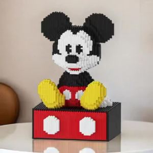 4500pcs Mickey Mouse Block Toys Sitting in Drawer Mickey Mouse Block Toys Connecting Block Bricks Childrens Birthday Gifts