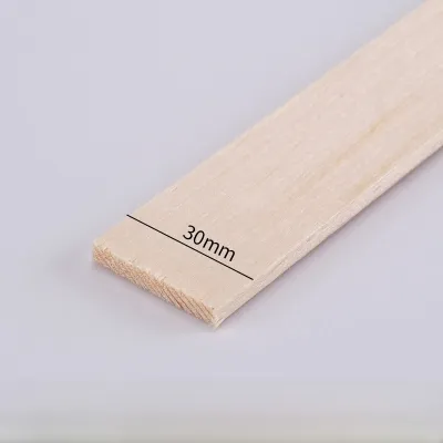 Pine Wood Strip Thin Wooden Strip DIY Handcraft Model Material Solid Wood Slice Flat Wood Strip Real Wood Chip for Hobbyists