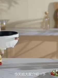 Electric cooker wok electric Frying Pan 3L/4L Smart Multifunctional Big Capacity Non-Stick With Steamer Cooking Pot