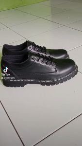 MARVELS Sepatu Casual Sneakers Pria Formal Mens Full Black