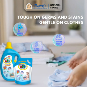(Bundle Sale) Pureen A-B-D Liquid Detergent Refill Pack 1.8 litre x 3 Packs