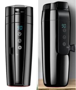 Bình đun nước nóng trên ôtô sử dụng 12V-24V dùng pha trà cafe pha sữa rất tiện