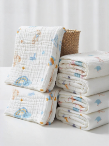 SHI YUE JIE JING | Ultra-soft Cotton Baby Bath Towel