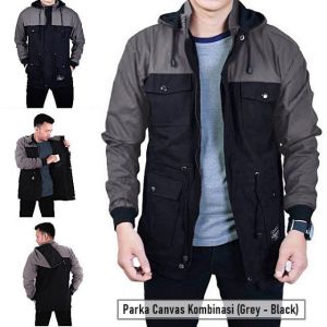 jaket parka kombinasi jumbo ukuran XL.XXL.3XL.4XL