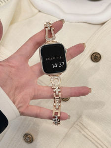 ZHOUJIANG | Luxurious Rhinestone Stainless Steel Apple Watch Band
