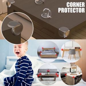 Silikon Pelindung Sudut Siku Meja Model T Silicone Karet Pengaman Ujung Meja Silicon