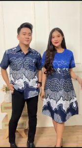 Outfit Couple Baju Batik: Ayanx Atasan & Dress Cantik