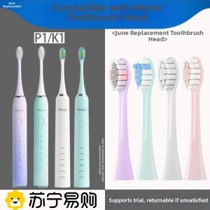 Universal Replacement Electric Toothbrush Heads Compatible with Lushihua P1/K1/P2/X6/X3/E1/Y9 Models Adult Oral Care