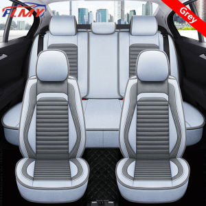 High quality Linen Car seat cover 5-seat cushion set comfortable and breathable 360° full surround seat protector For Toyota Honda Mitsubishi Isuzu Hyundai ford Mazda,Nissan Suzuki kia and 5-seat other models