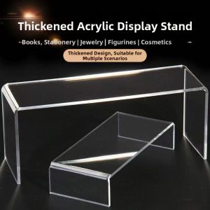 Acrylic Display Stand Desktop U-Shaped Organizer Cosmetic Jewelry Multi-layer Separator Transparent Figurine Showcase