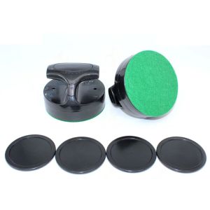 6pcs/set  94MM Plastic Air Hockey Push Handle With 4 Pucks  Slider Pusher Replacement Set For Game Tables Air Hockey Accessories