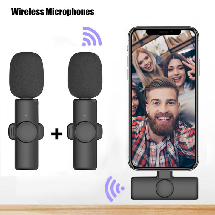 Popular Lapel Microphone Wireless Mini Lavalier Clip Portable Mic