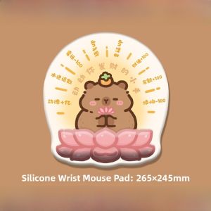 Creative Office Mousepad Wrist Rest Pad Keyboard Hand Support Womens New Style Desktop Computer Accessories Rubber Material