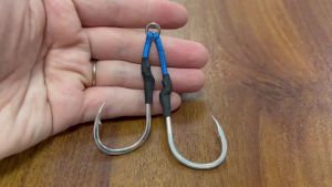 TEASER 2 Móc Câu Jigging Hạng Nặng Dành Cho Câu Cá Nước Mặn Thép Carbon Cao Cấp Chống Ăn Mòn Móc Câu Có Gai Lớn Chống Ăn Mòn