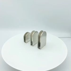 Glass Clip Stainless Pegangan Anak Tangga Kaca Pagar Braket Penjepit