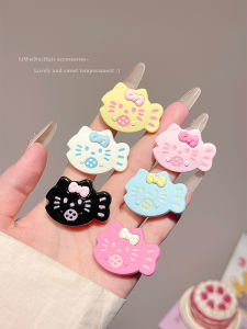 Cute Cat Fish Hair Clip Girls Cartoon Sweet Side Hair Fringe Duckbill Clip Children Baby Headwear Fashionable Korean Style