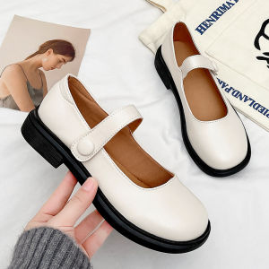DINGMUYI | White & Black Junior School Leather Shoes for Choir Performance