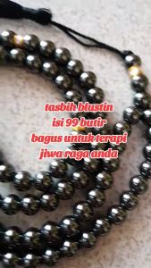 Tasbih Batu Bustin Hitam & Panjang 6mm: Panduan Lengkap