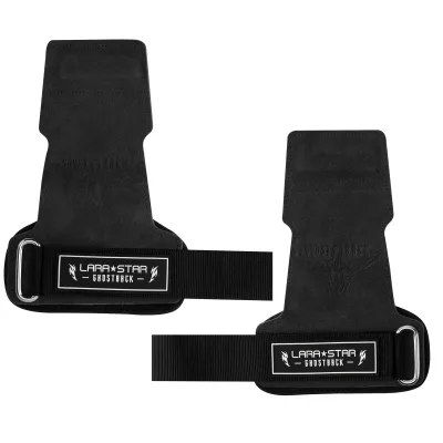 LARA STAR | Weightlifting Strap Gym Gloves Protection for Pull Up Deadlift Training