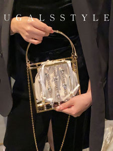 UGALS | Luxe Banquet Crystal Mesh Metal Handbag