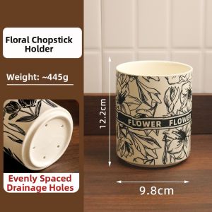 Retro Stylish Drill-Free Chopsticks Organizer