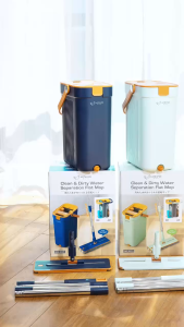 bộ cây lau nhà chữ nhật tách nước bẩn Kaiyo Nhật Bản phiên bản Premium