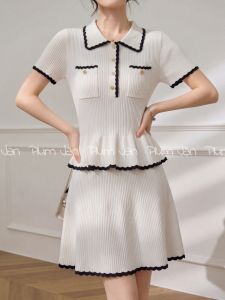 PlumJan | Polo Collar Knitted Set Slim