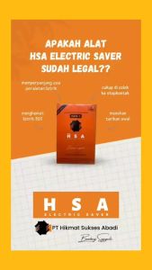 HSA Gen 3 Home Electric Saver Original: Alat Penghemat Listrik Rumah Token Kulkas Terbaik