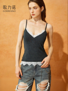 French Lace Summer V-Neck Padded Bralette