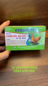 Chướng diều khô chân AZQUINOTEC 10ml/chai dùng cho gà vịt ngan cút uống trực tiếp hoặc hòa nước uống