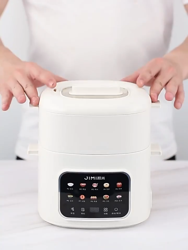 1.6L Multifunctional Plectric Cooker Electric Heating Pot Student Dormitory Pot Small Electric Pot Household Small Cooking Pot