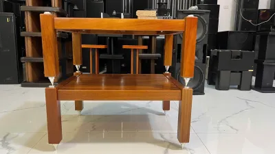 Kệ audio kệ âm thanh 2 tầng gỗ lát xoan gỗ thịt 100%