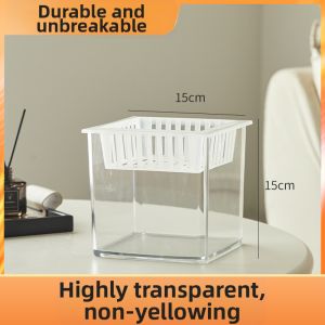 YIEN | Transparent Square Acrylic Flower Pot