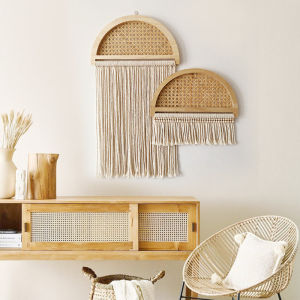 การตกแต่งกำแพงสไตล์ญี่ปุ่นและยุโรปแบบไม้ งานศิลปะติดผนัง ภาพวาดโซฟา ประตูบ้าน เรือนพักที่อยู่อาศัย ตกแต่งสไตล์ Scandvinian ลายไม้ไผ่