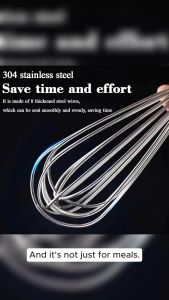 Kitchenware Stainless Steel Manual Whisk Egg Blender