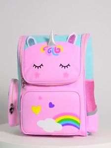 2023 Unicorn Schoolbag Boys And Girls Kids Children Schoolbags Kindergarten Primary School Bag