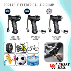 WIRELESS PORTABLE AIR PUMP Car Pum Angin Digital Tire Tayar Pump Tyre Inflator Motor Bicycle Kereta 轮胎充气