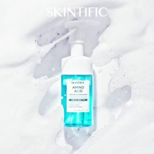 SKINTIFIC Amino Acid Ultra-Gentle Cleansing Mousse Barrier-Friendly Essence Cleanser Deep Clean Pores Remove Excess Oil Refreshing Non-tight Facial Foam Cleanser