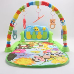 Baby Music Rack Play Mat with Piano Keyboard Early Education Gym Crawling Game Pad Toys Playmat