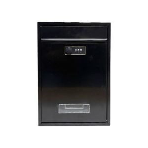【Vktech】 Compact Weatherproof Wall Mailbox for Secure Mail Deposits Rust-Resistant Metal Small Size Suitable for Residential and Office Use