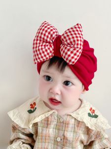 Korean Style Baby Hat Pure Cotton Overhead Male Female Newborn Butterfly Knot Cap Cute Infant Headwear Spring Autumn Baby Cap