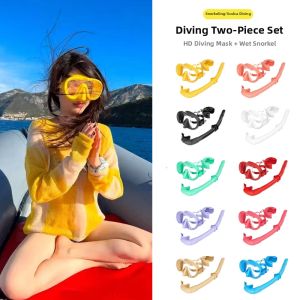 ZMZDIVE | Professional Wet Full Face Snorkel Mask Set