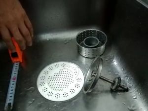 4 inches chokeless sink strainer