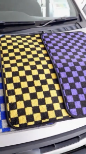 [5PCS/SET] DADU Floor Mat |  Universal Car Carpet | Anti Slip Rubber Tip | SUITABLE FOR ALL CARS (Front 2PCS+Back 3PCS)