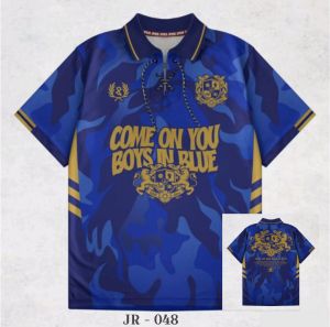 jersey vintage COME ON YOU BOYS IN BLUE persib series / jersey fantasi persib / jersey persib warna biru / jersey casual / jersey supporter bola
