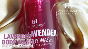 Botanic Hearth Bulgarian Lavender Body Wash with Ylang Ylang Vitamin E & Sage Leaf Calming Body Wash Shower Gel for Women and Men Sulphate & Paraben Free | 245ml